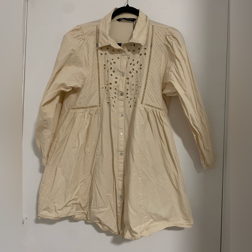 Zara Western Tunic Shirt Dress